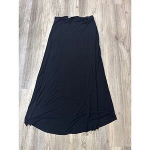 Bailey 44 Womens Black Jersey Maxi Skirt‎ Size Medium Made in USA